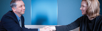 Image of client and therapist Image of client and therapist