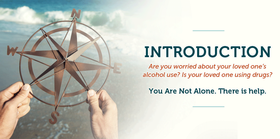 Hands holding large compass along the shoreline.
