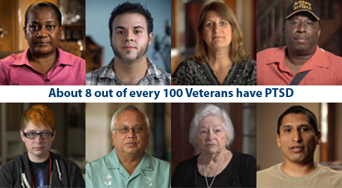 Trauma Exposure About 8 out of every 100 veterans have PTSD